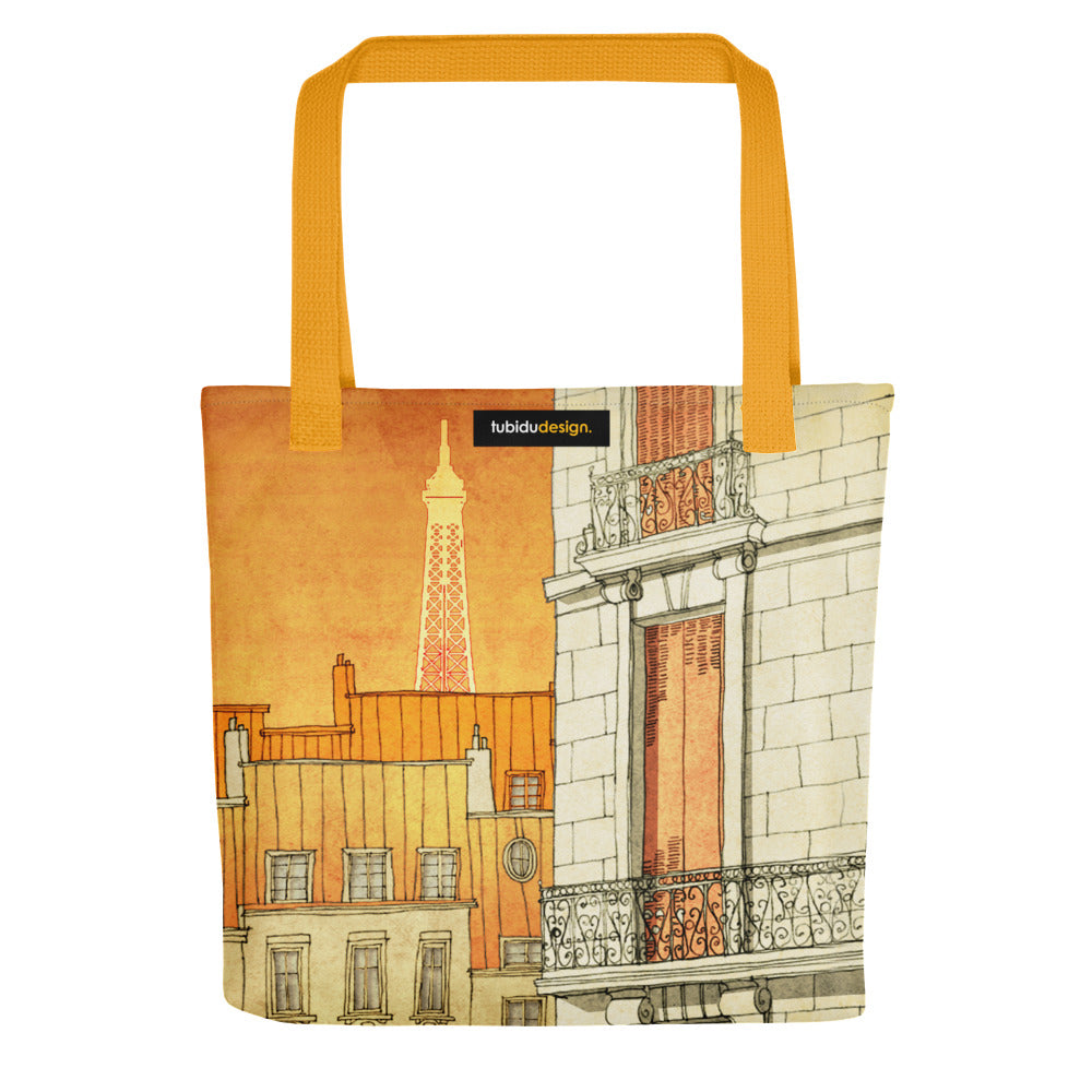 Cartdoodle parisian canvas discount bag