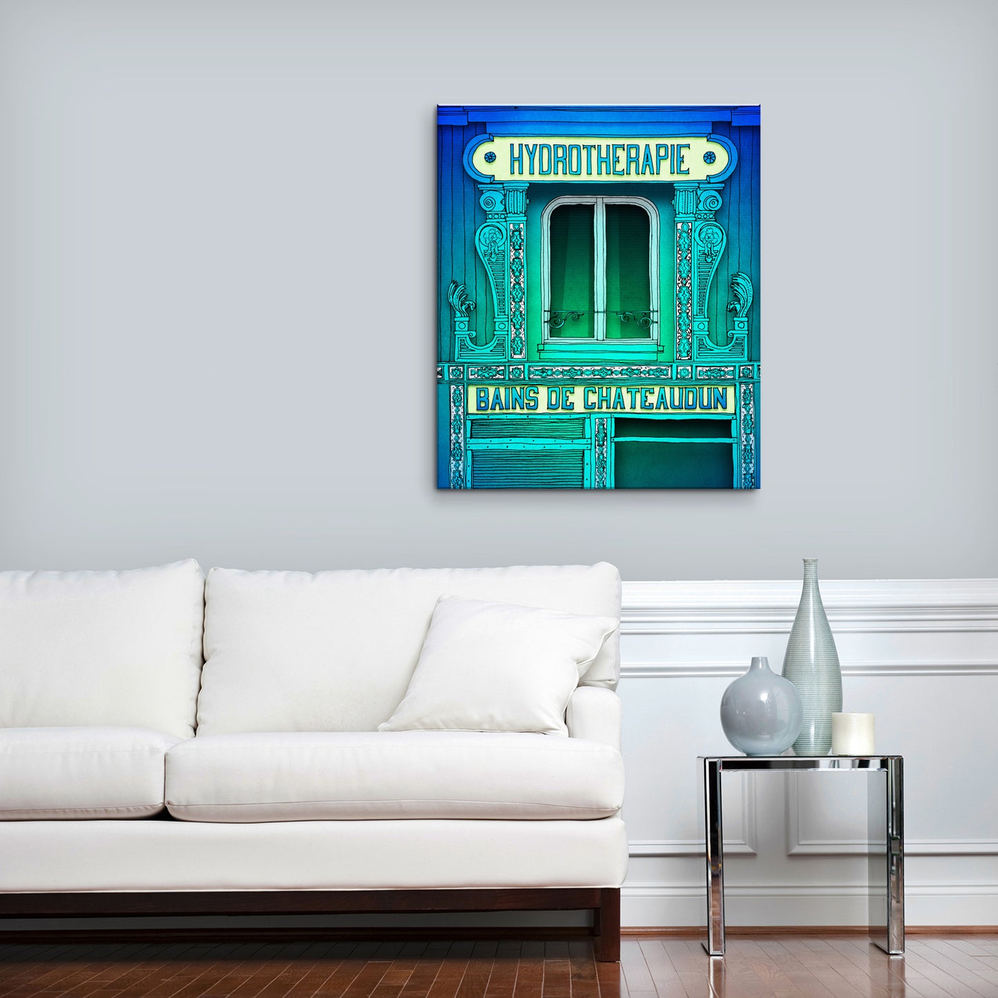 Hydrotherapie - Canvas Art Print