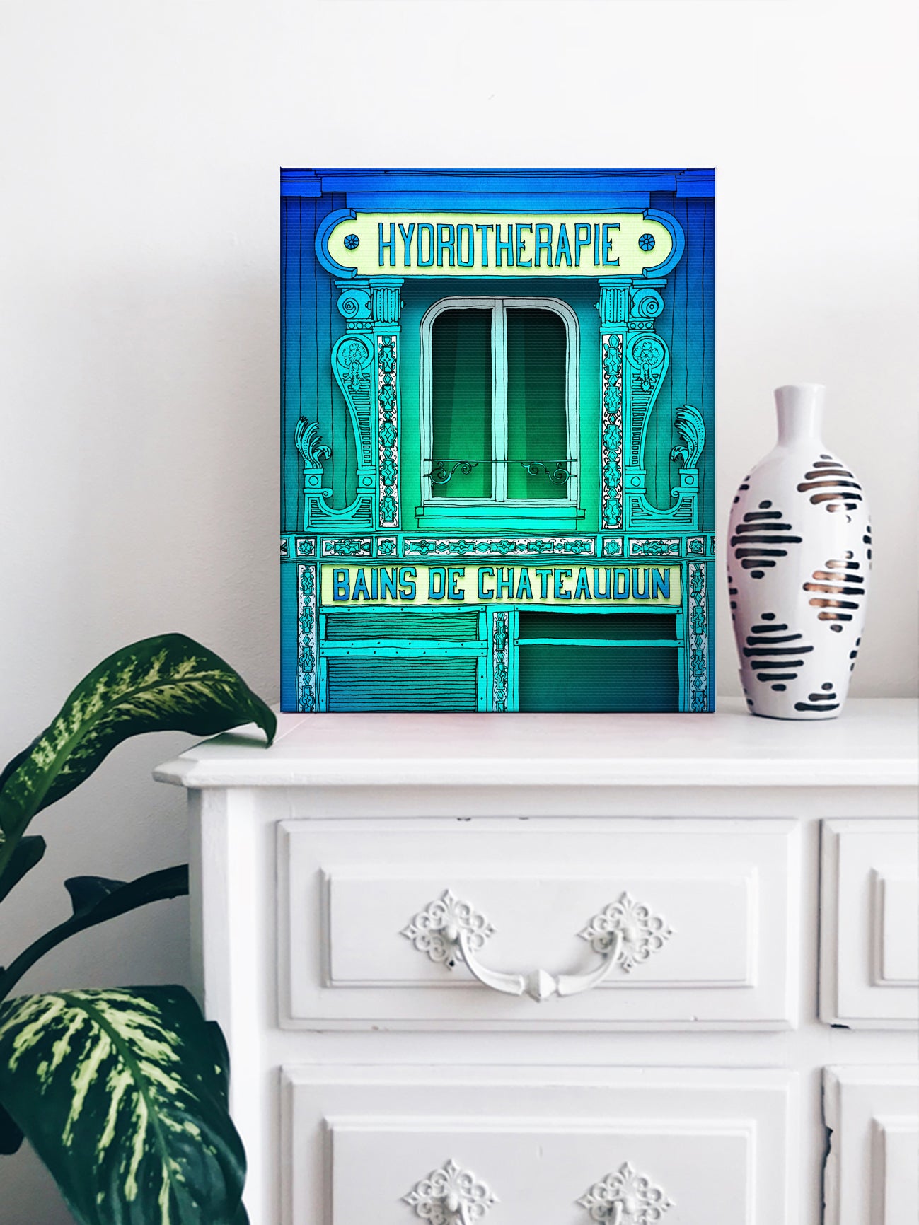 Hydrotherapie - Canvas Art Print