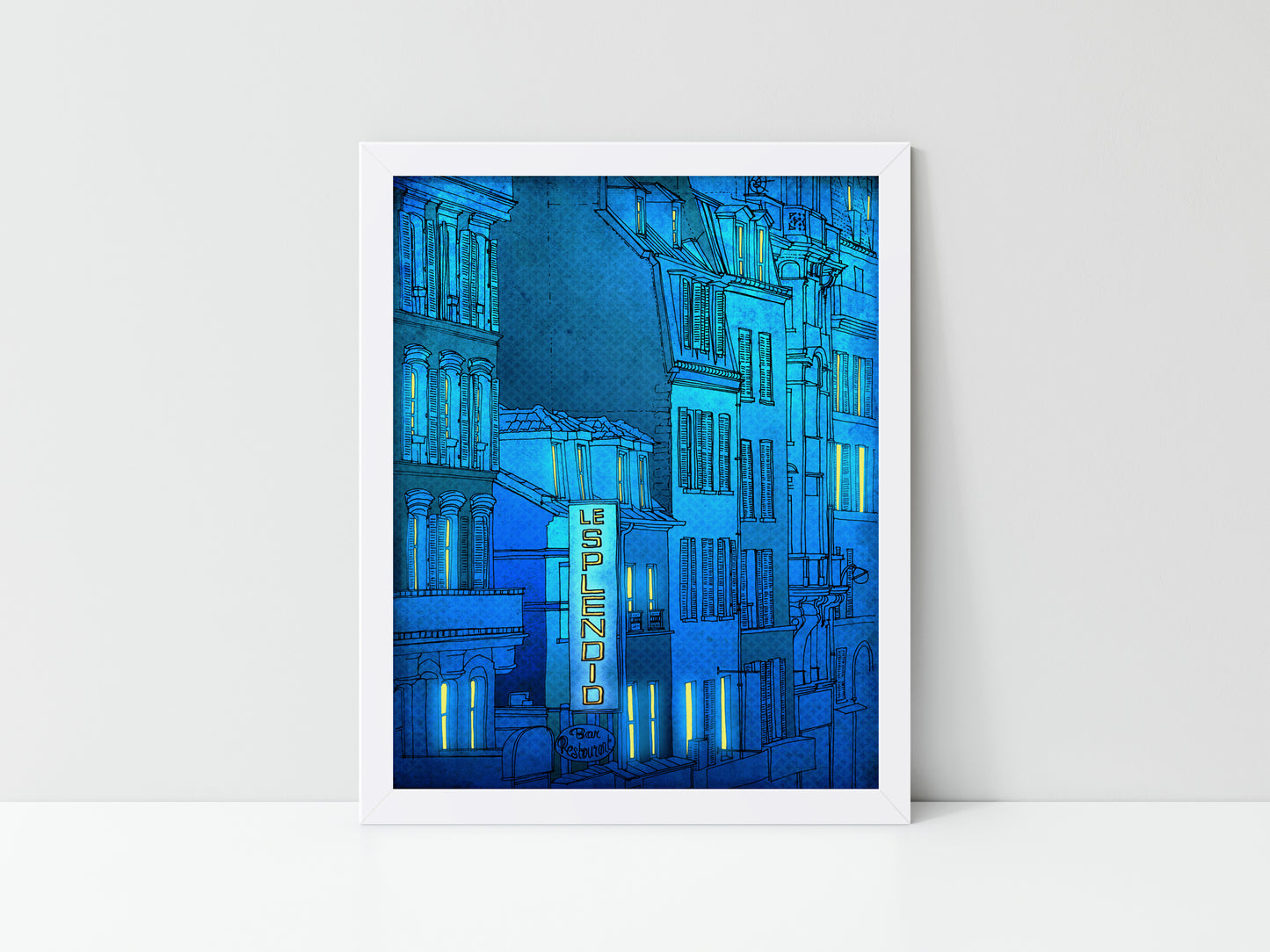 Good morning Paris - Framed Art Print