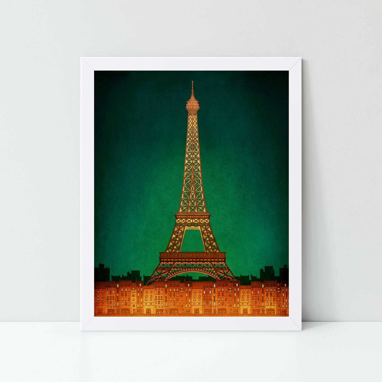 Paris by night - Framed Art Print