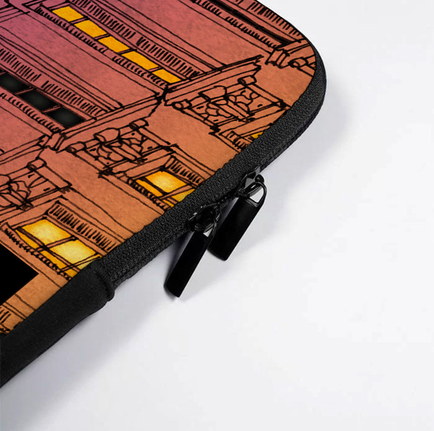 Boulevard de Magenta - Illustrated Laptop Sleeve