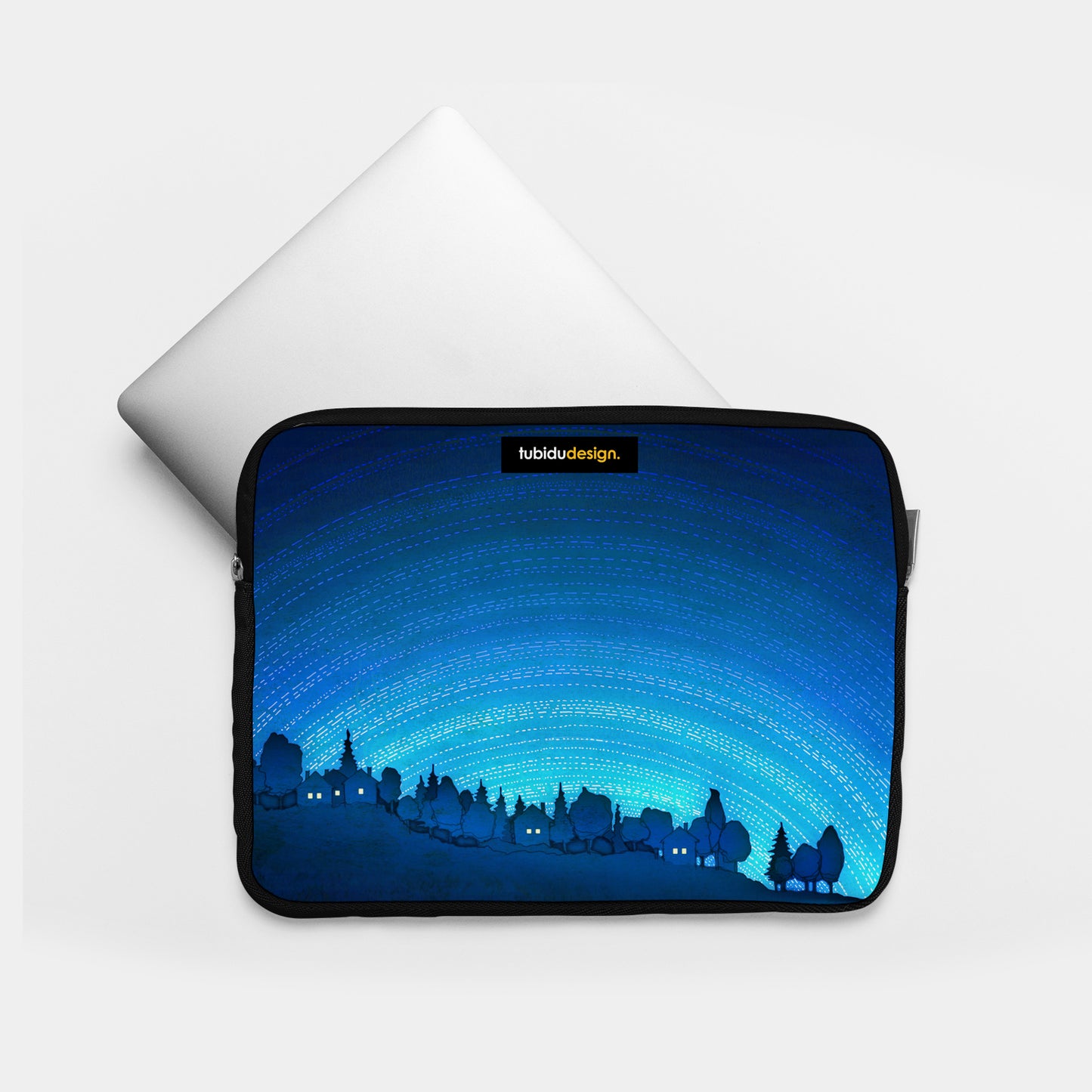 Earth calling - Illustrated Laptop Sleeve