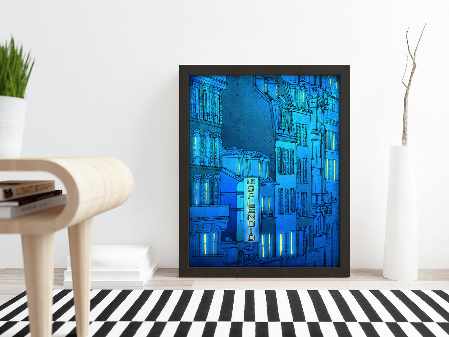 Good morning Paris - Framed Art Print