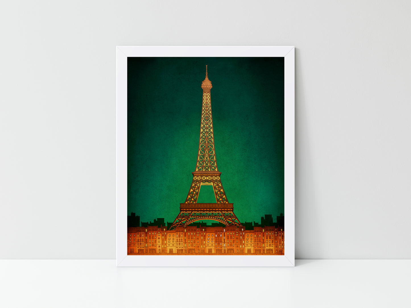 Paris by night - Framed Art Print