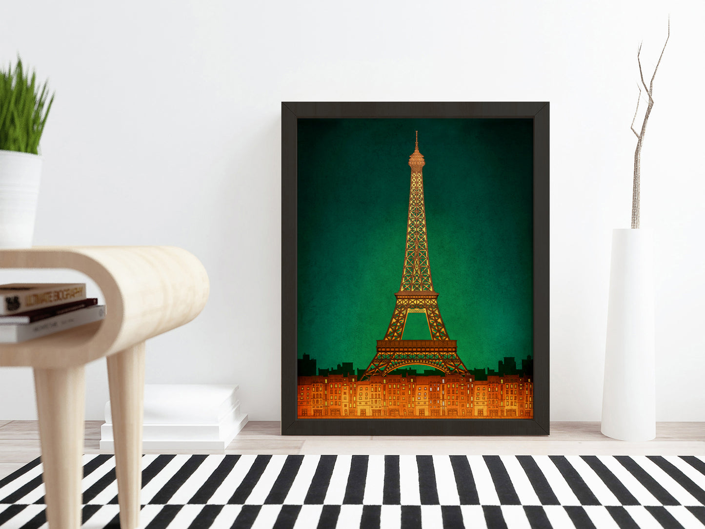 Paris by night - Framed Art Print