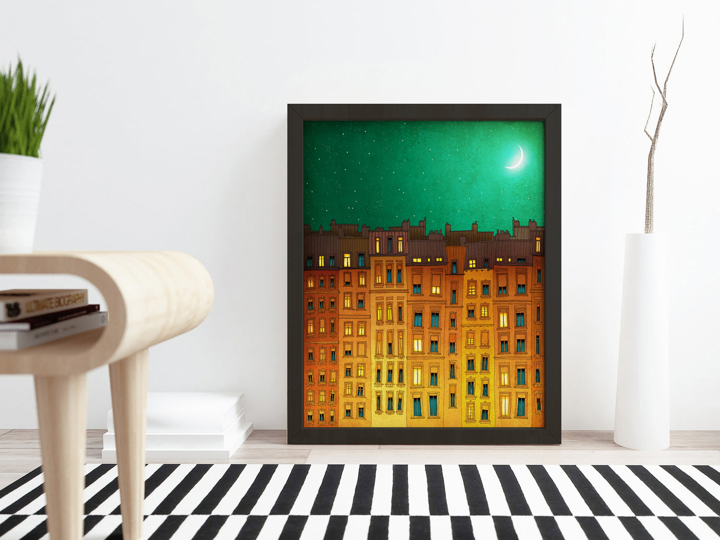 Midnight in Paris - Framed Art Print