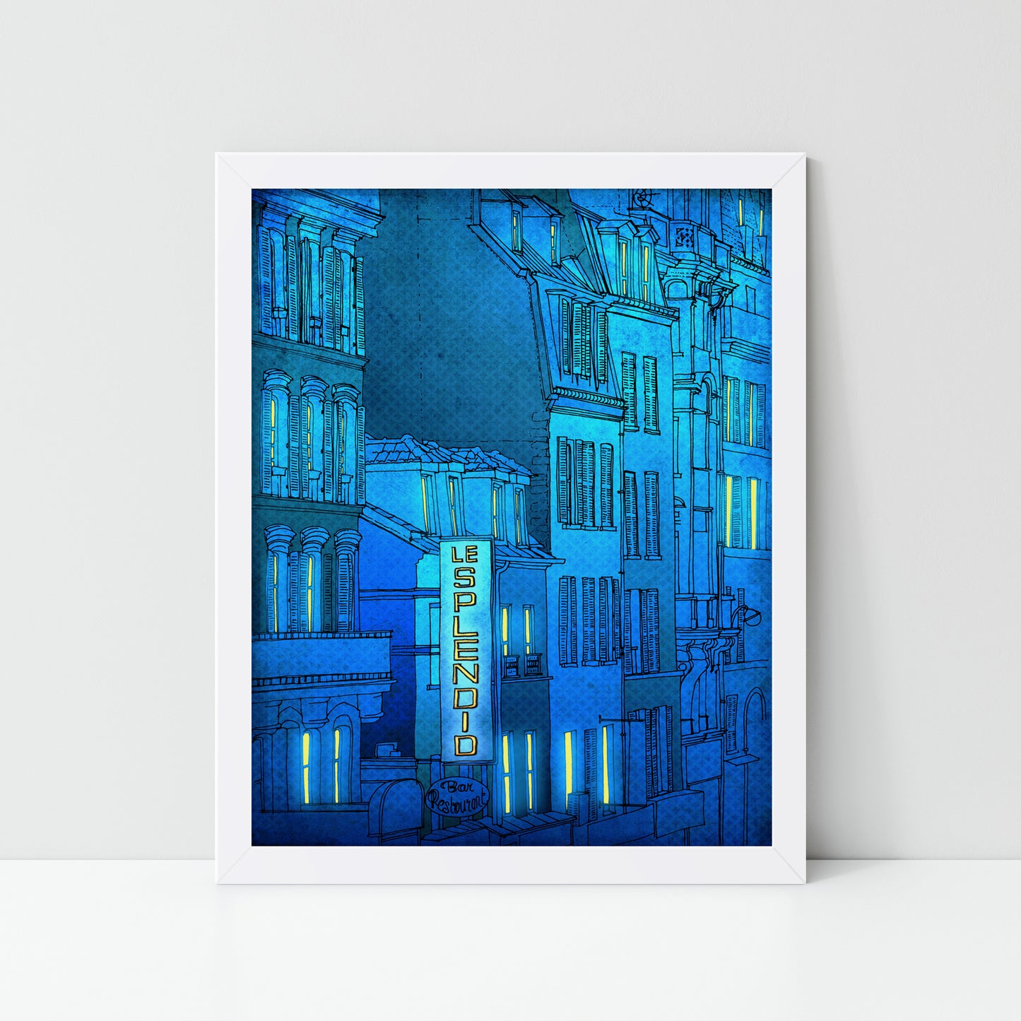 Good morning Paris - Framed Art Print