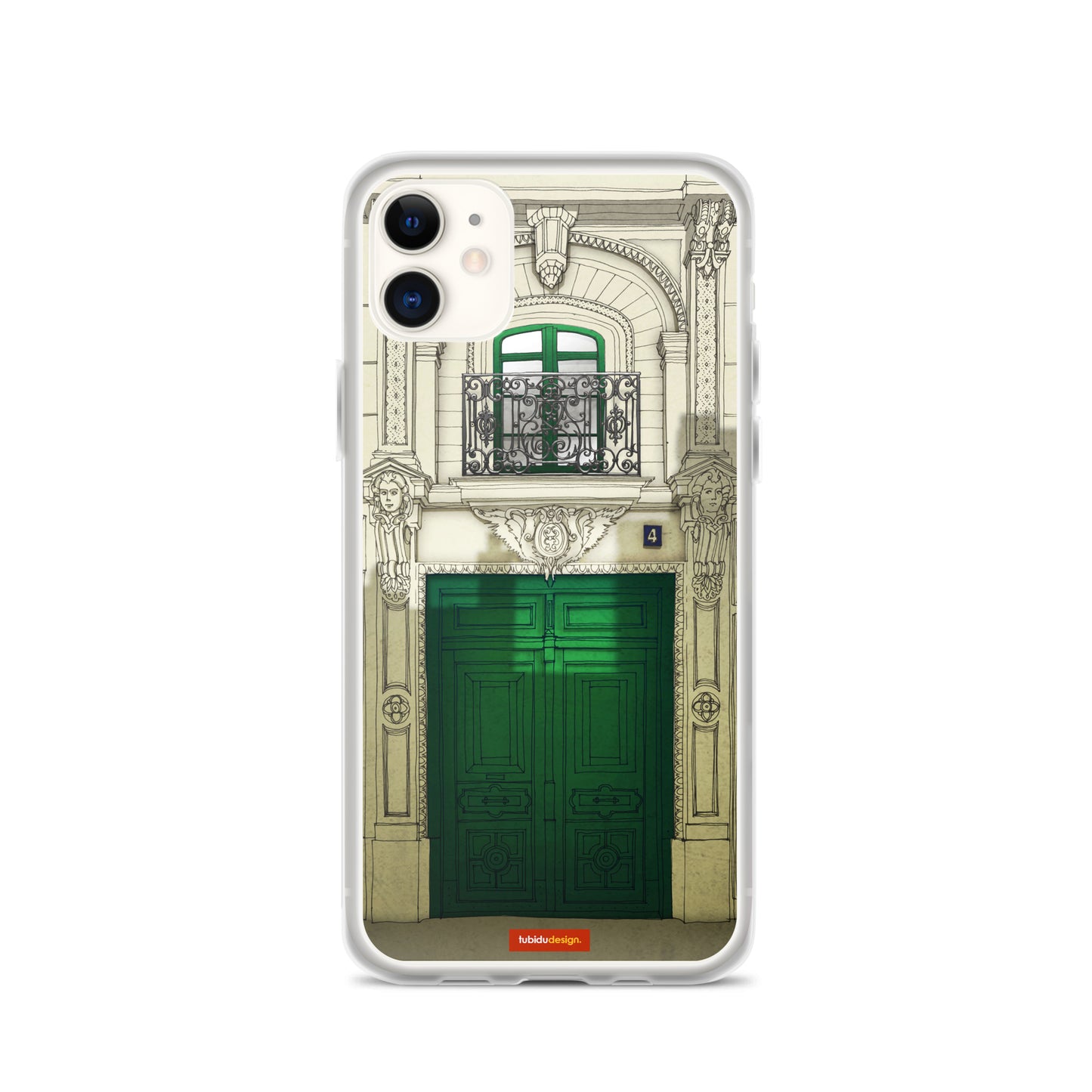 Fight for the light (green) - Illustrated iPhone Case