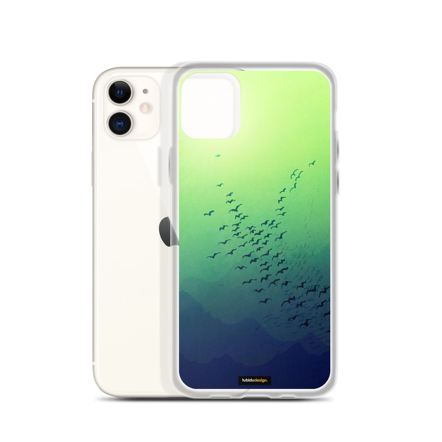 Awakening (green) - Illustrated iPhone Case