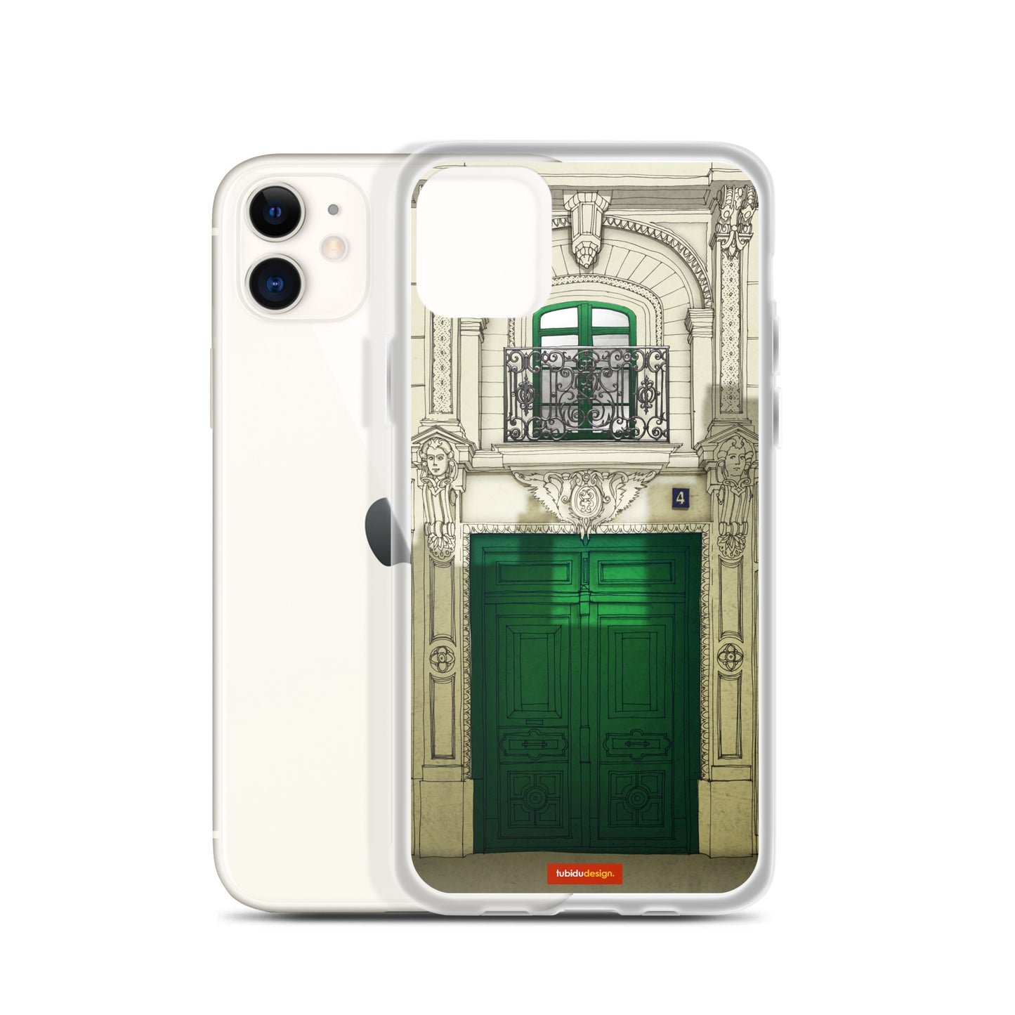 Fight for the light (green) - Illustrated iPhone Case