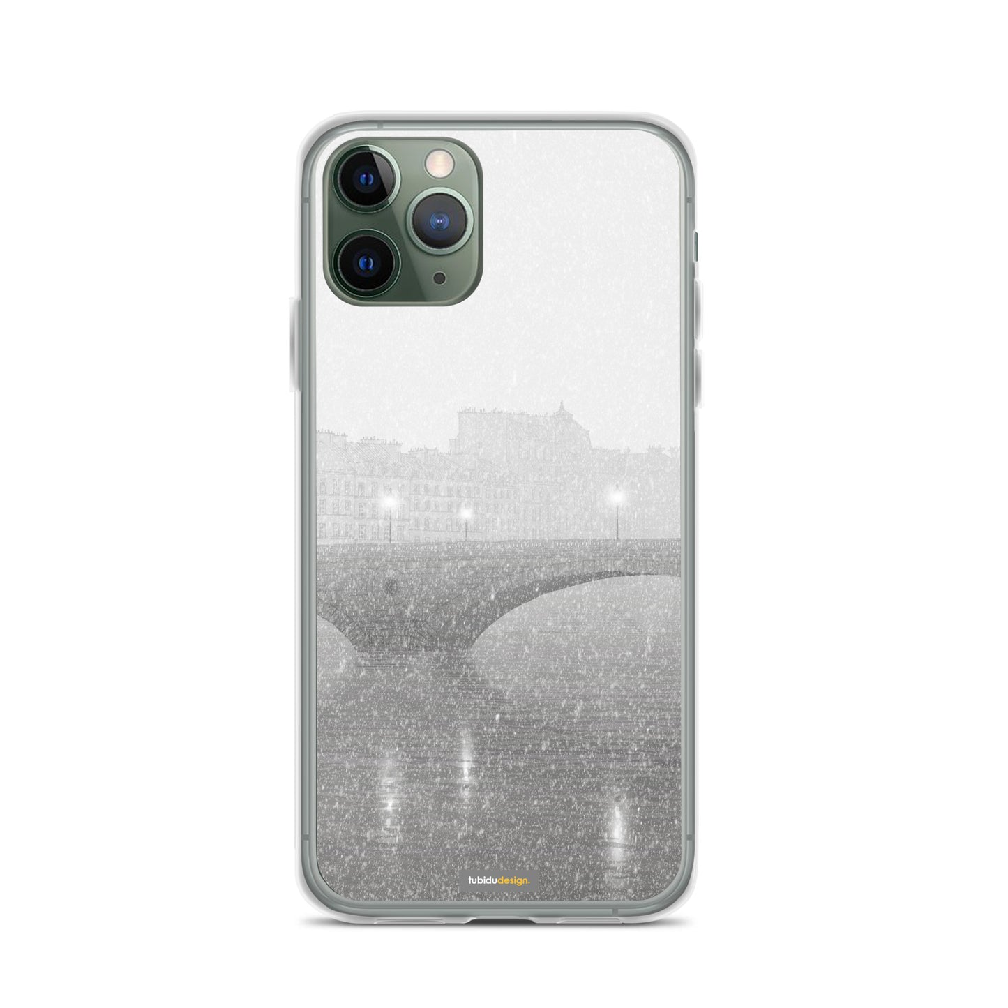 Ile Saint Louis (grey) - Illustrated iPhone Case