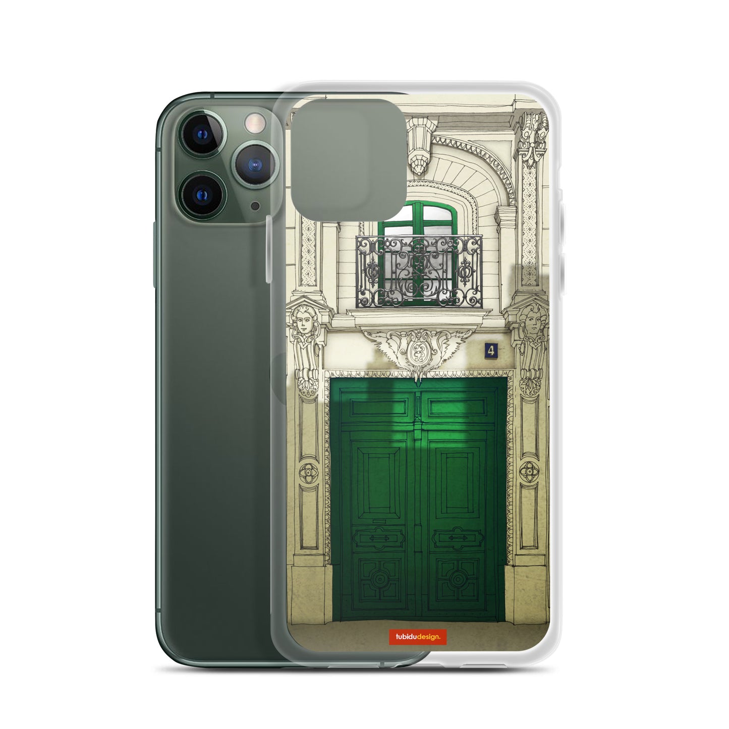 Fight for the light (green) - Illustrated iPhone Case