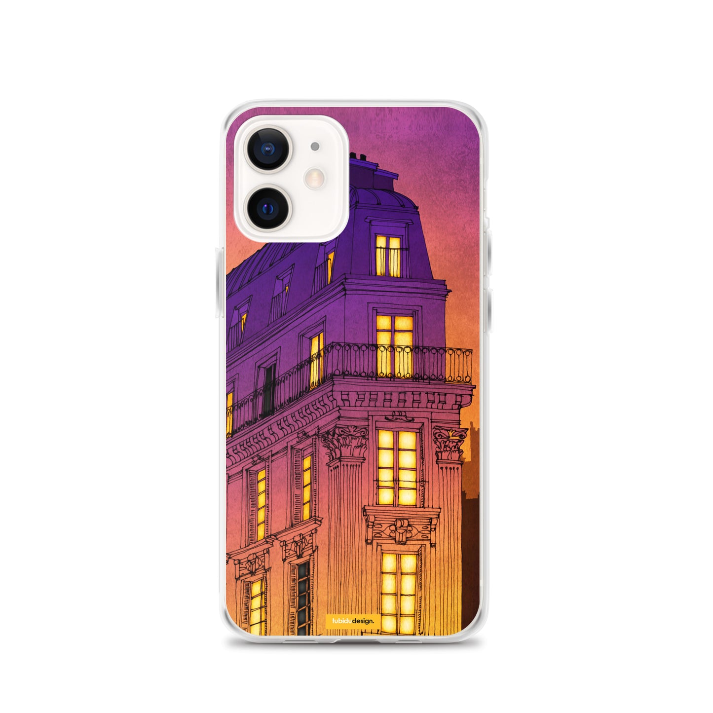 Bouleward de Magenta - Illustrated iPhone Case