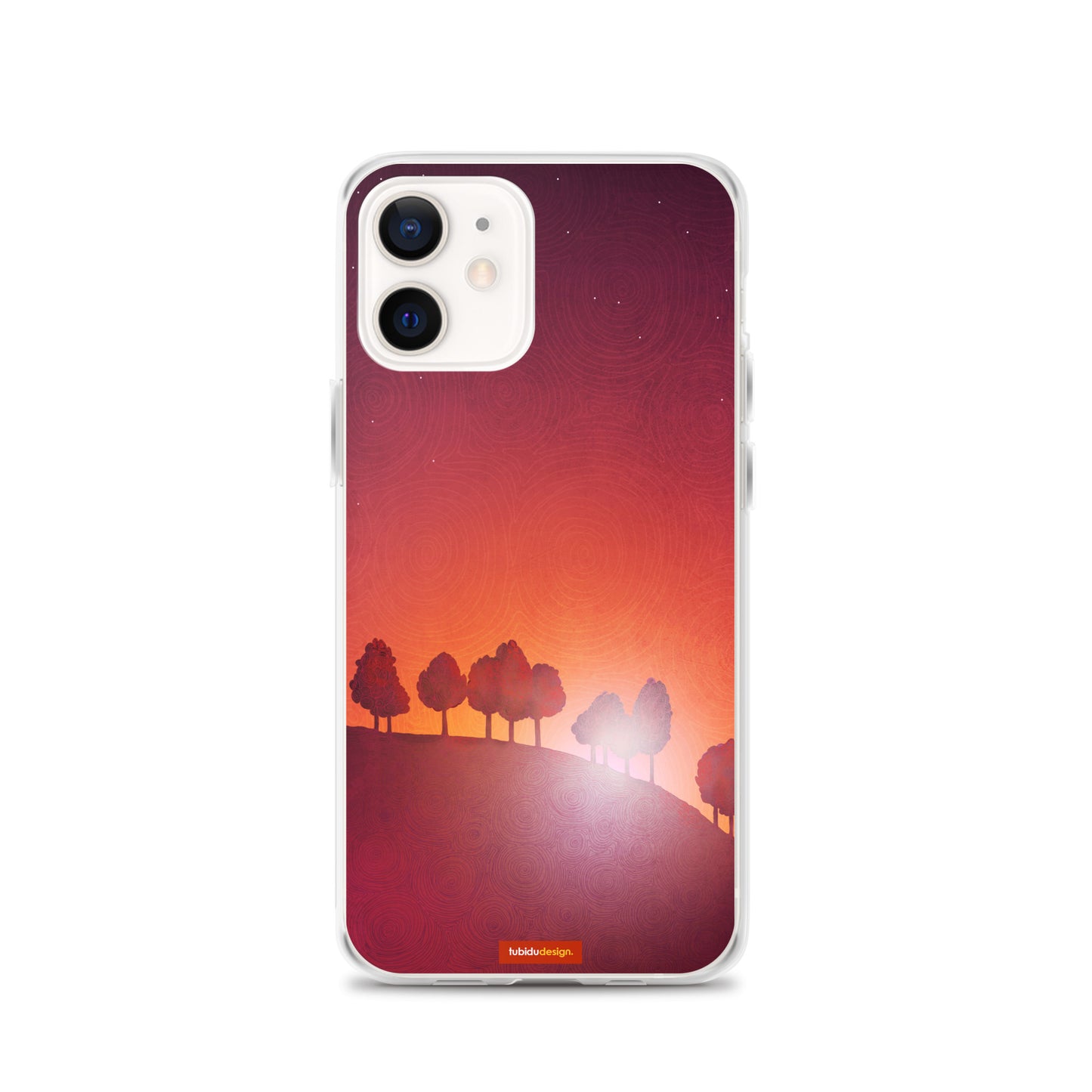 First streak of dawn (red) - Illustrated iPhone Case