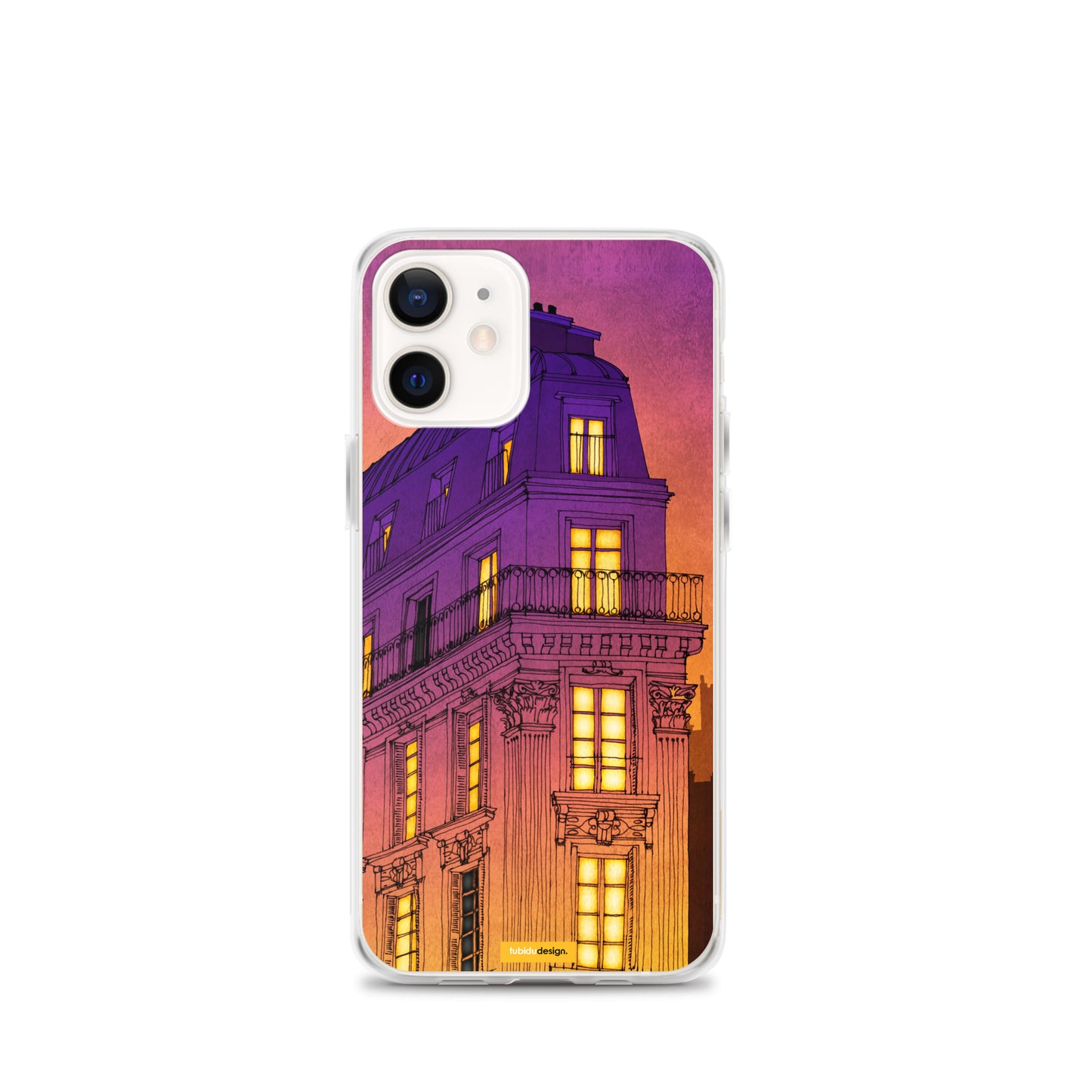 Bouleward de Magenta - Illustrated iPhone Case