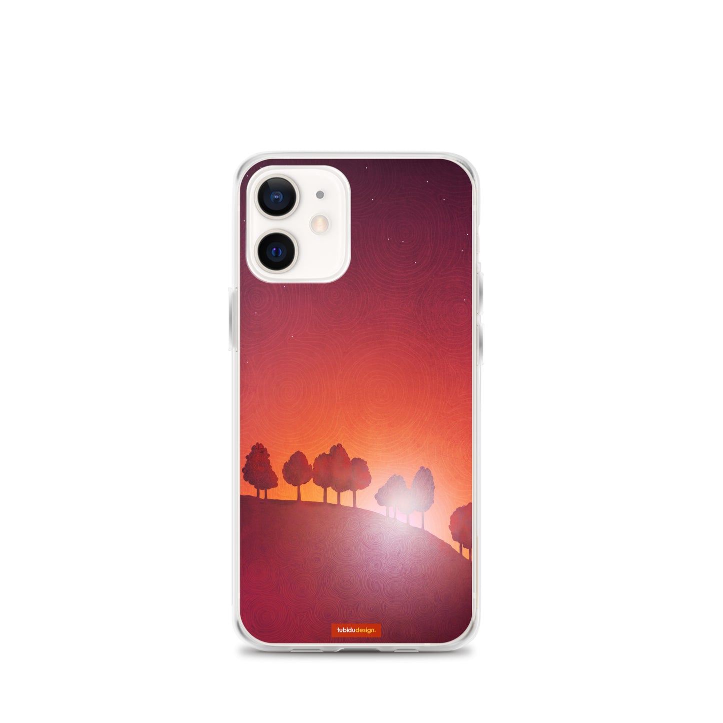 First streak of dawn (red) - Illustrated iPhone Case