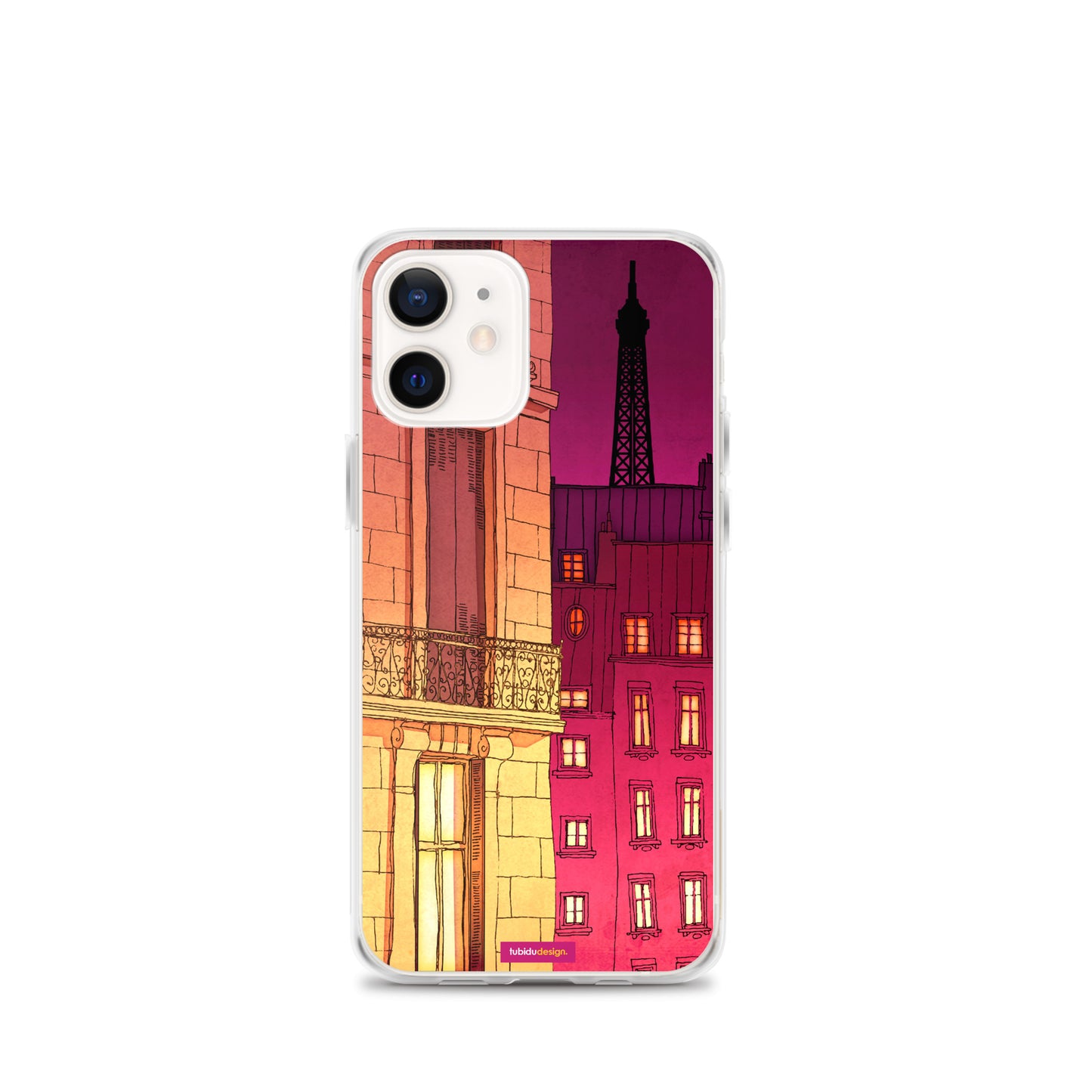 Paris windows - Illustrated iPhone Case