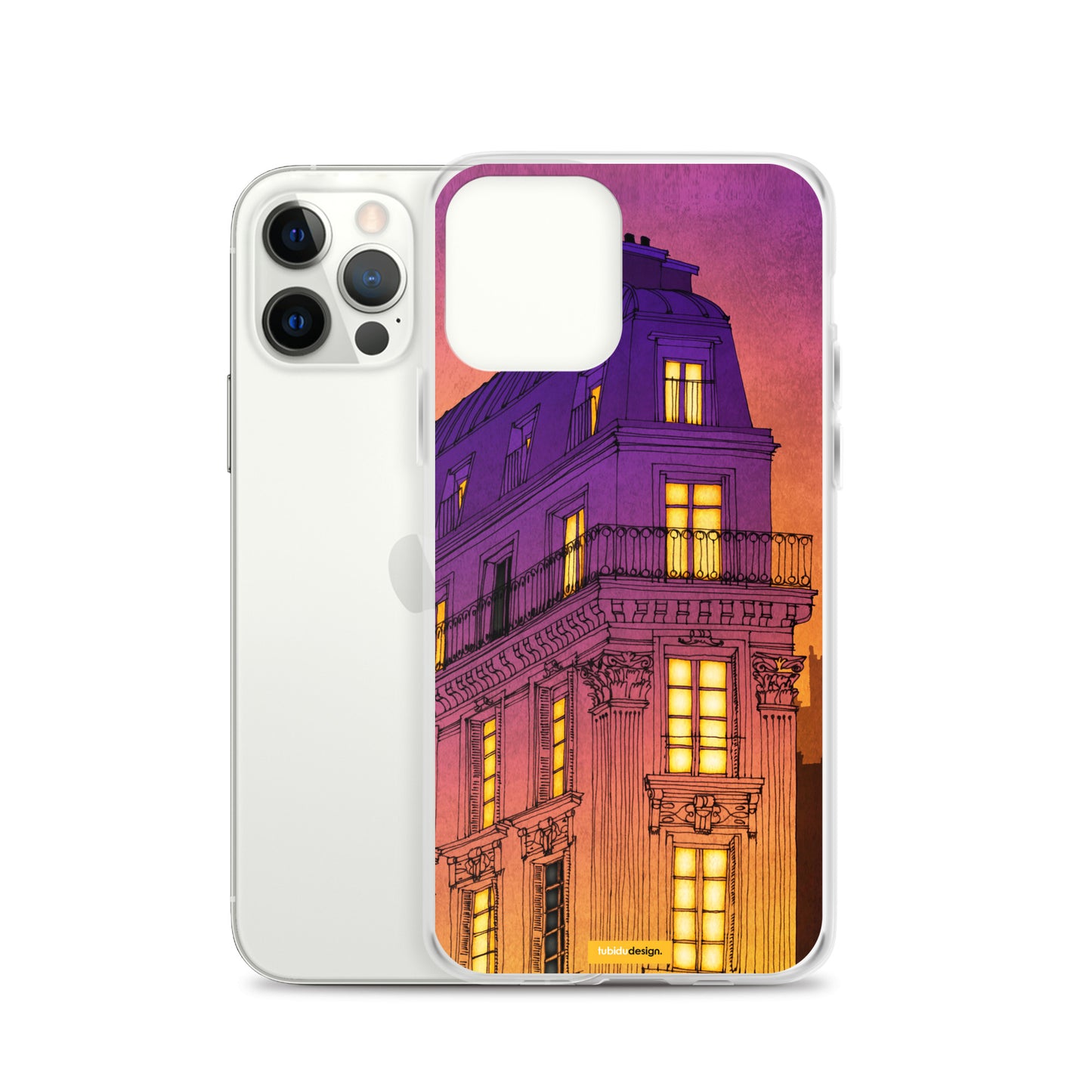 Bouleward de Magenta - Illustrated iPhone Case