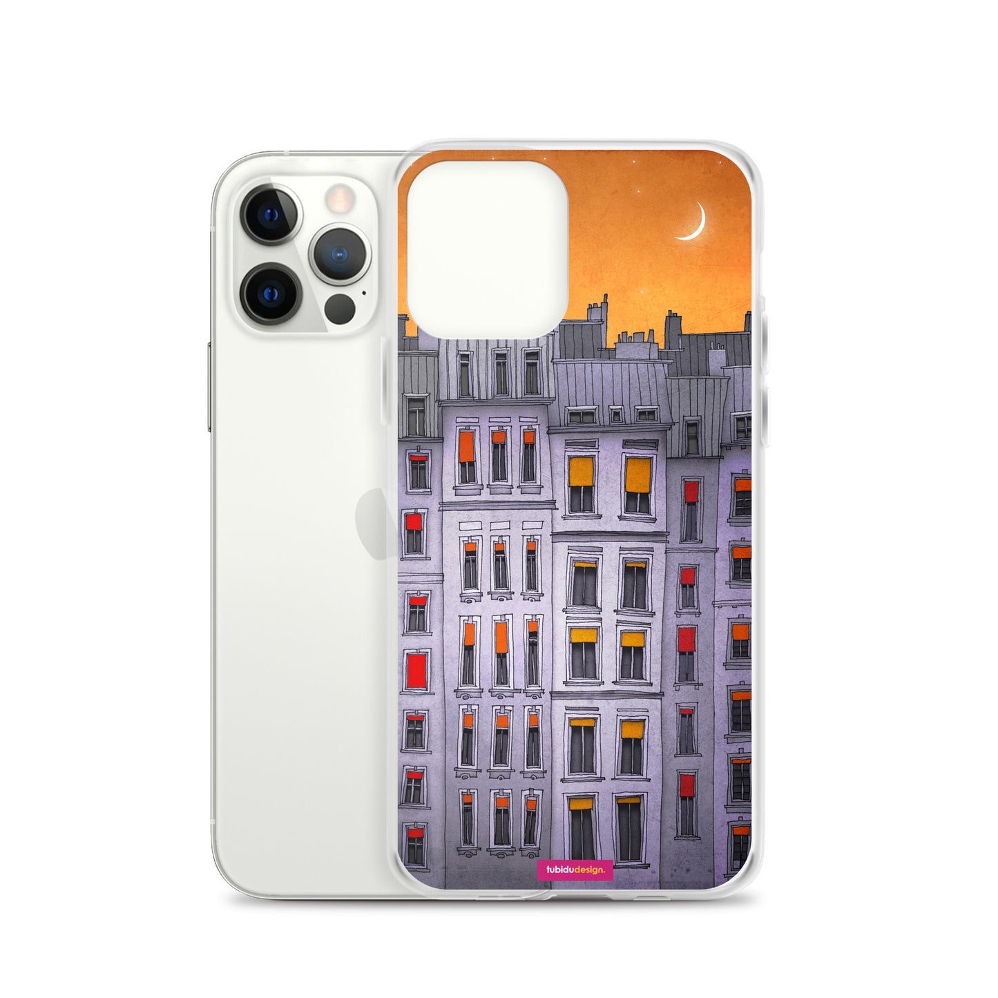 Sleepy houses - Illustrated iPhone Case