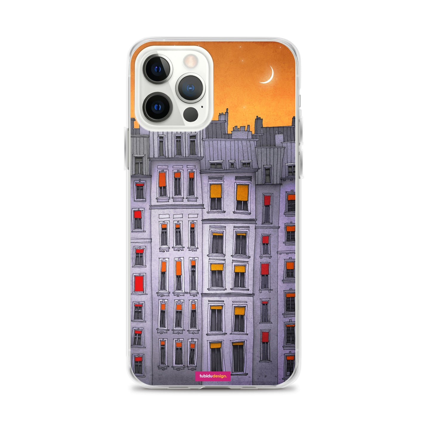 Sleepy houses - Illustrated iPhone Case