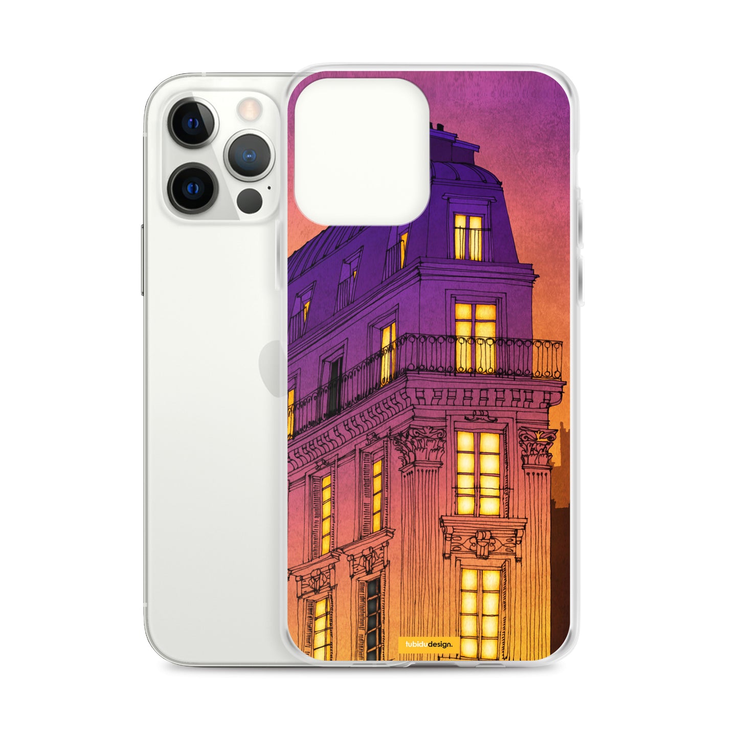 Bouleward de Magenta - Illustrated iPhone Case