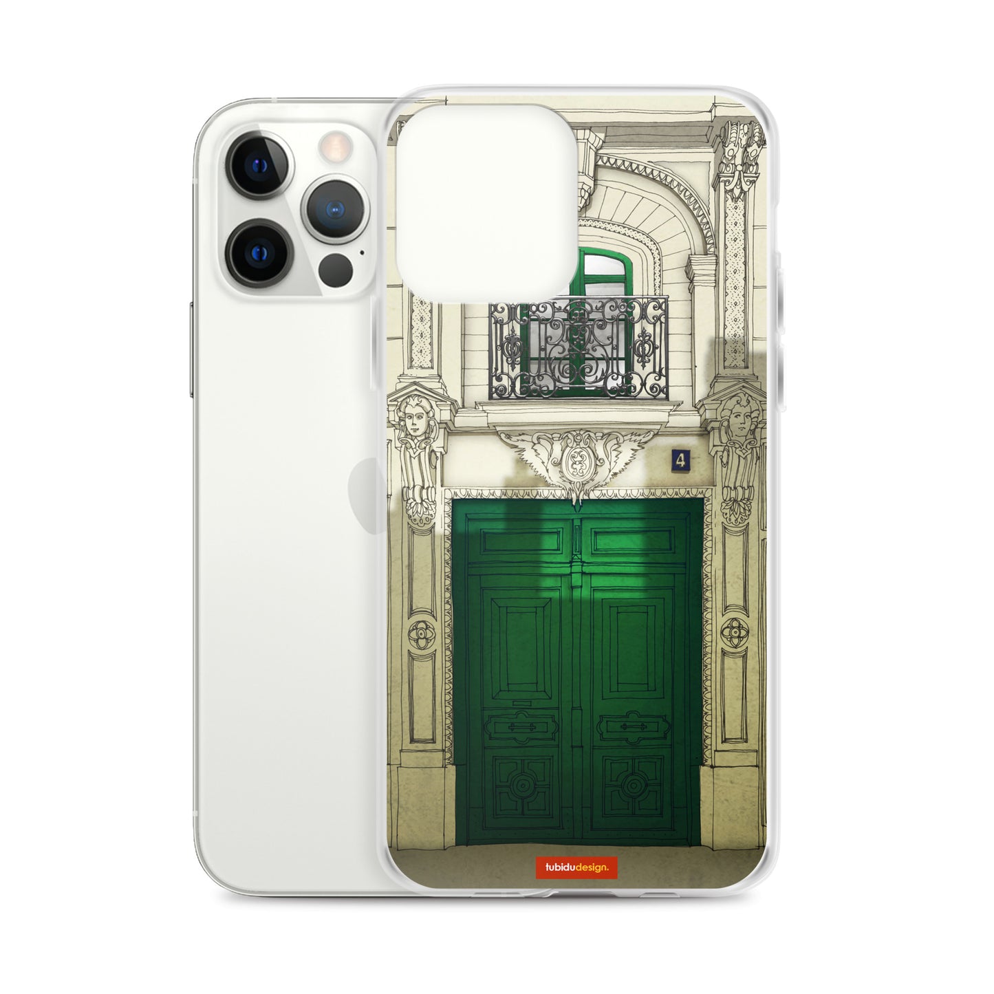 Fight for the light (green) - Illustrated iPhone Case