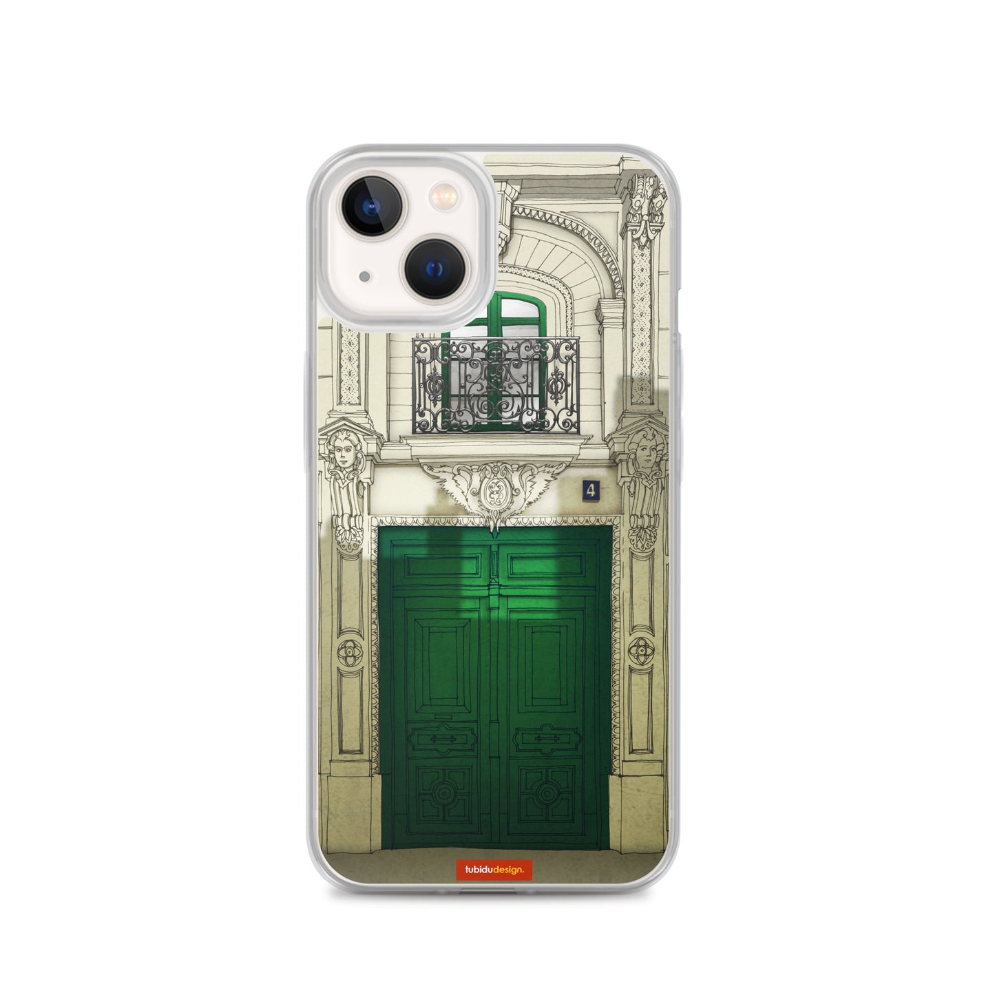 Fight for the light (green) - Illustrated iPhone Case