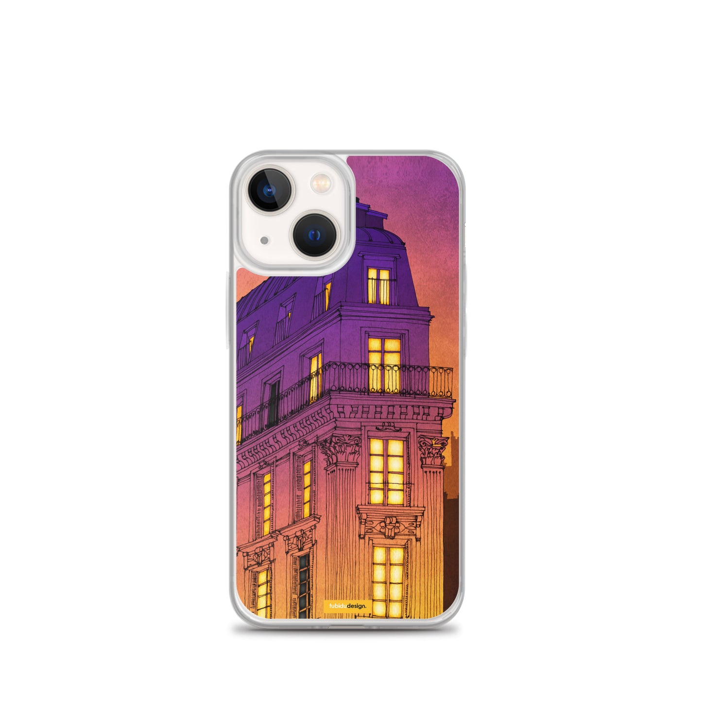 Bouleward de Magenta - Illustrated iPhone Case