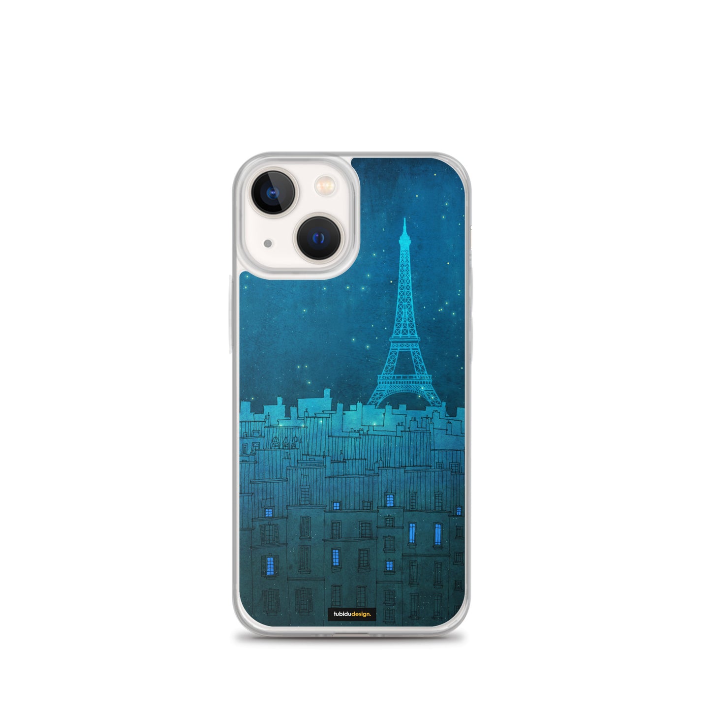 The Eiffel tower in Paris - Illustrated iPhone Case