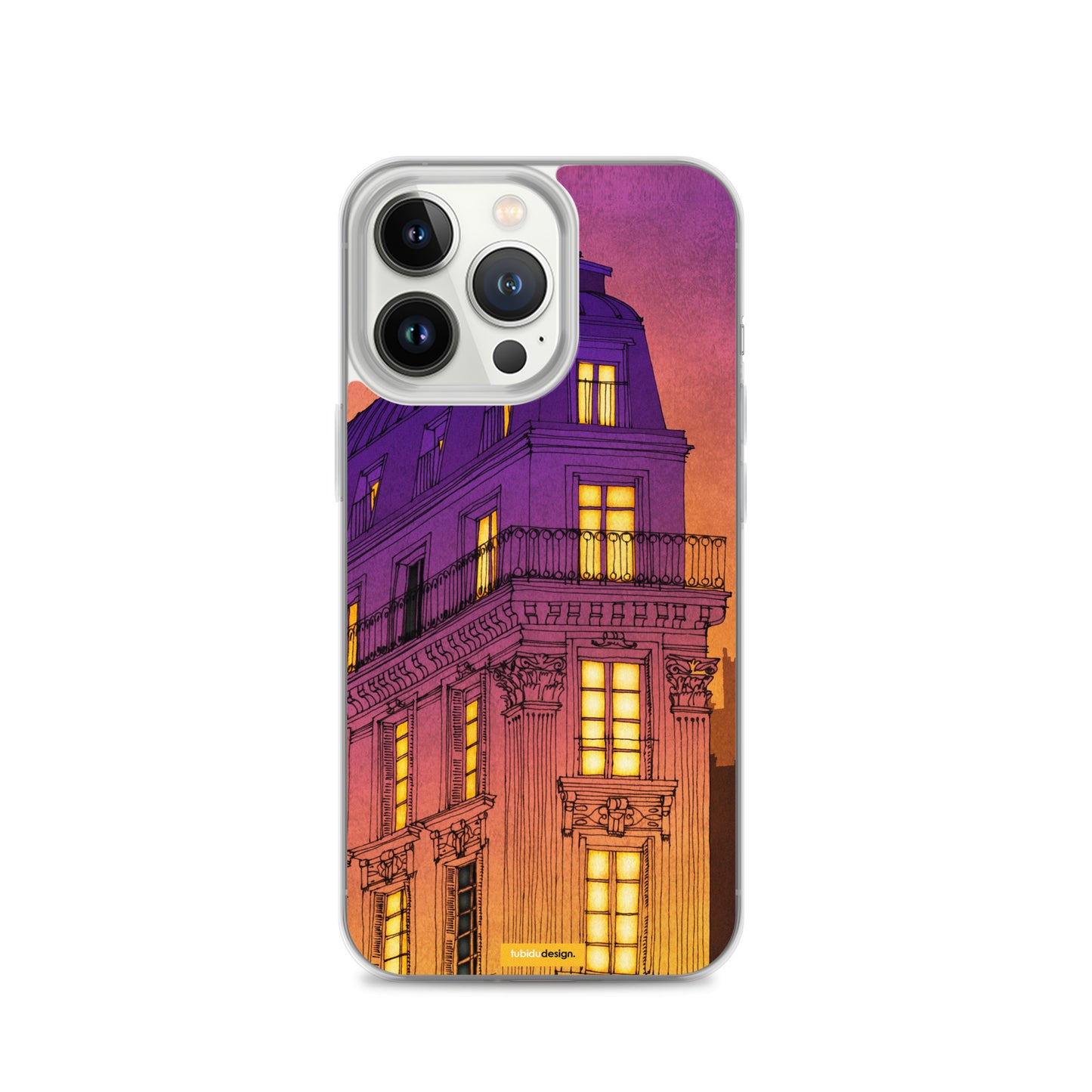 Bouleward de Magenta - Illustrated iPhone Case