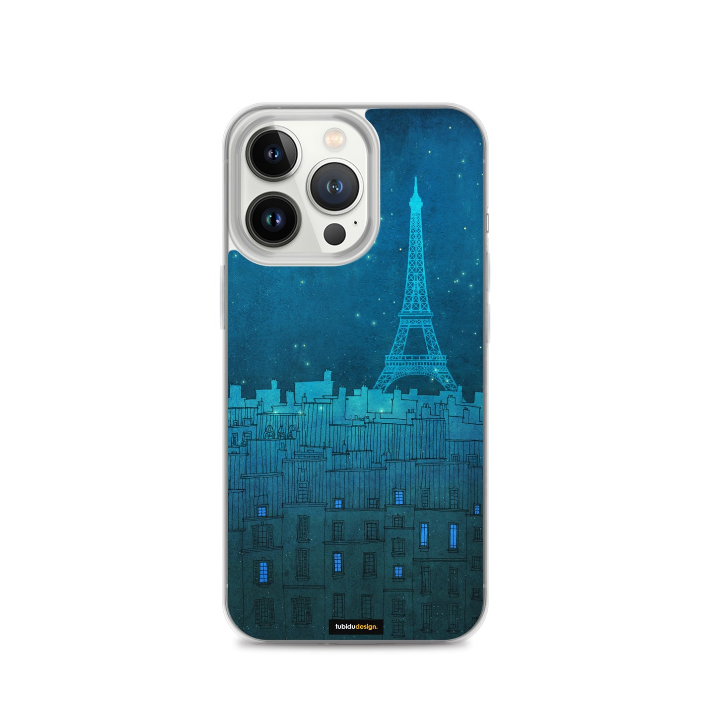 The Eiffel tower in Paris - Illustrated iPhone Case