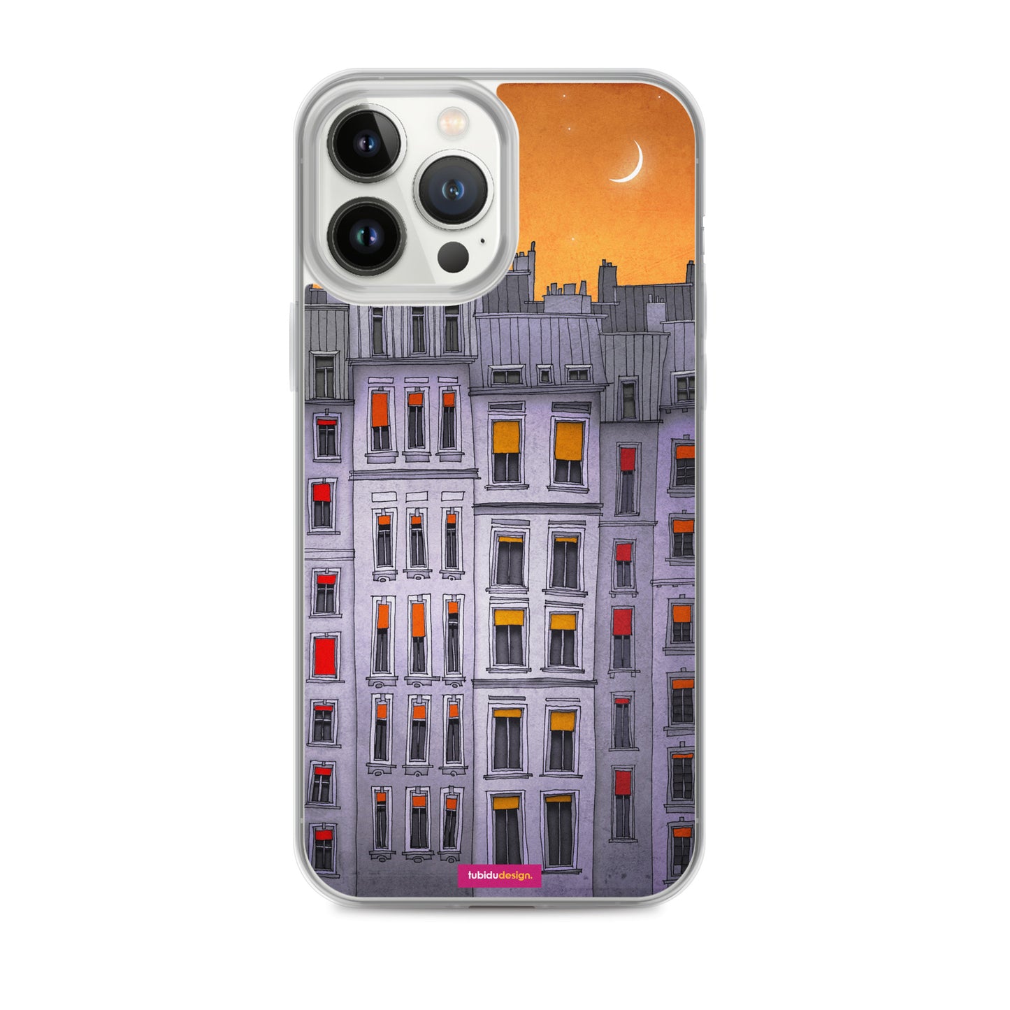 Sleepy houses - Illustrated iPhone Case