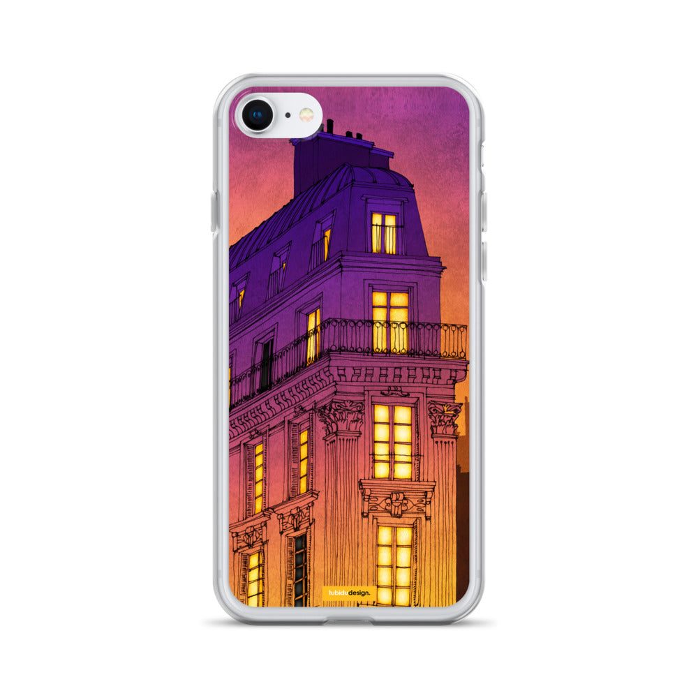 Bouleward de Magenta - Illustrated iPhone Case