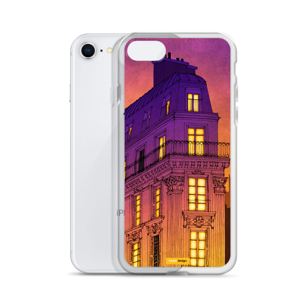 Bouleward de Magenta - Illustrated iPhone Case