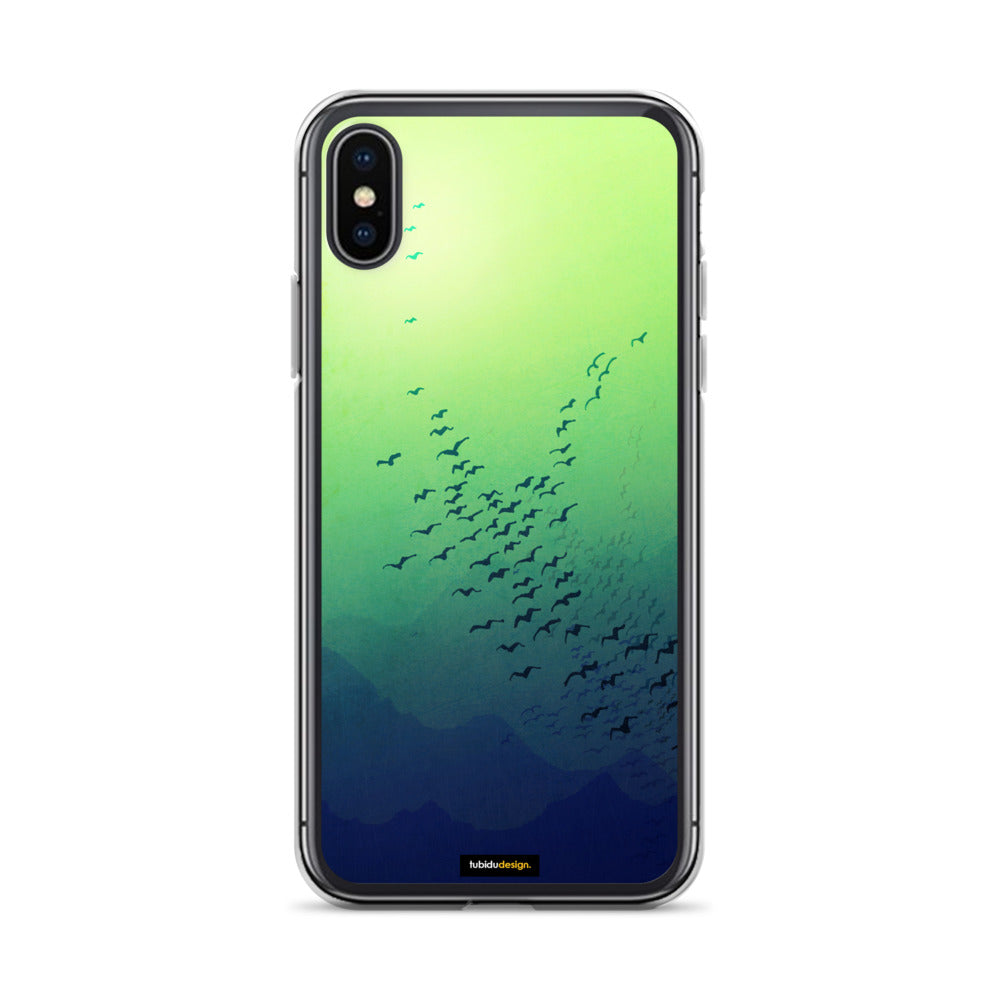 Awakening (green) - Illustrated iPhone Case