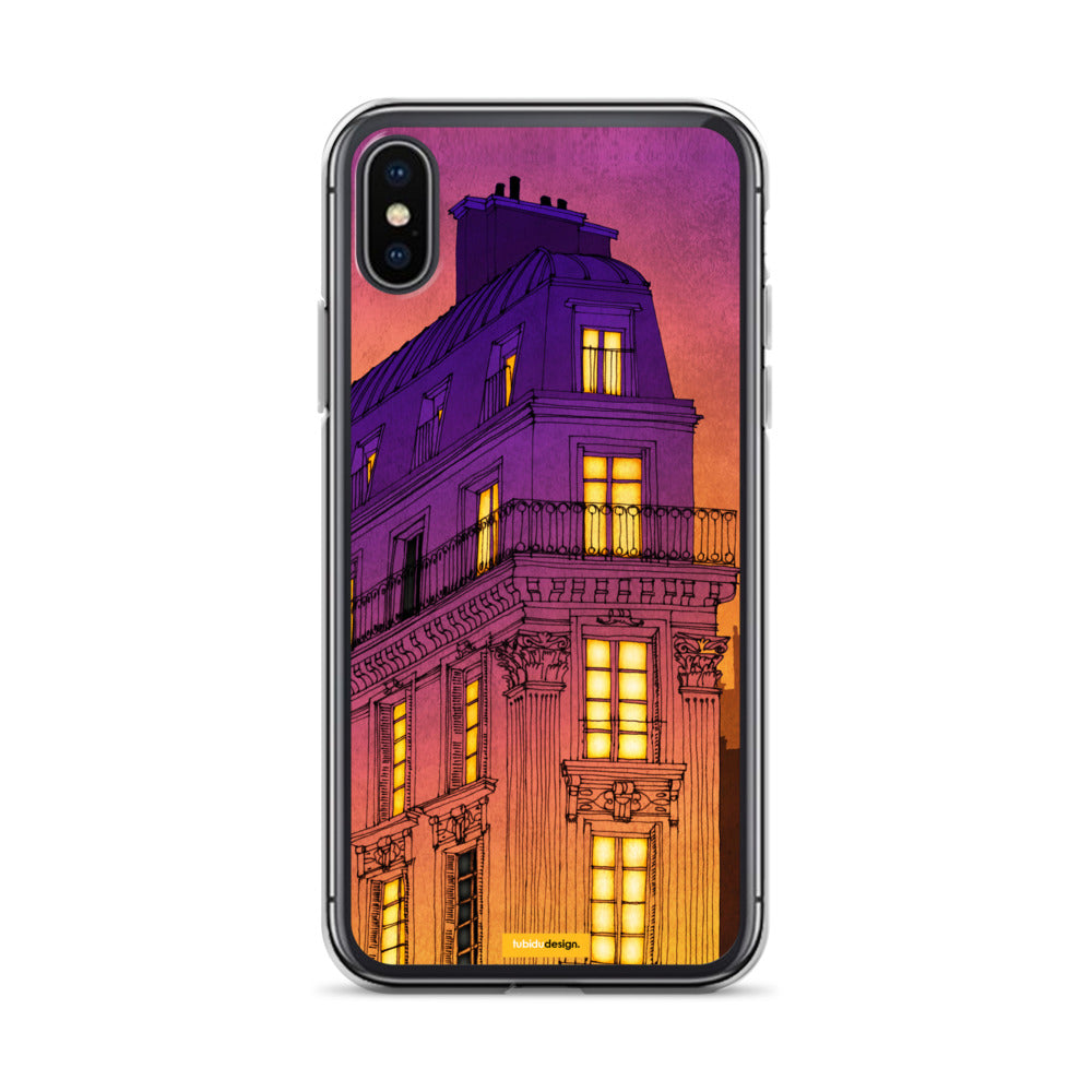 Bouleward de Magenta - Illustrated iPhone Case