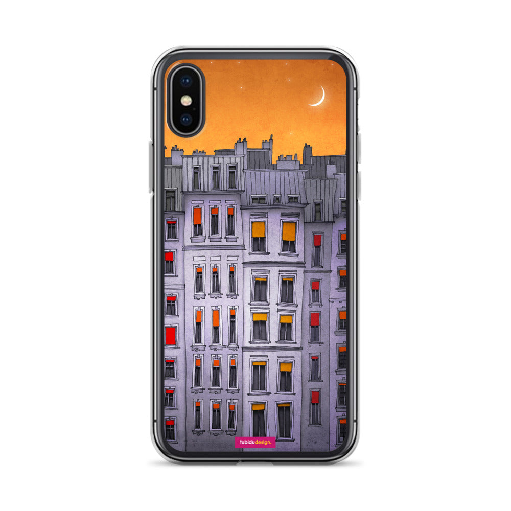 Sleepy houses - Illustrated iPhone Case