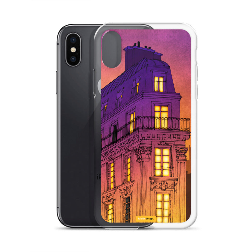 Bouleward de Magenta - Illustrated iPhone Case