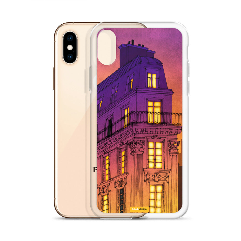 Bouleward de Magenta - Illustrated iPhone Case