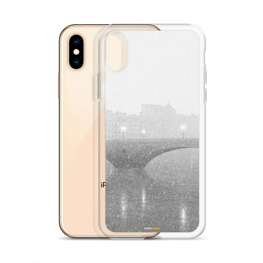 Ile Saint Louis (grey) - Illustrated iPhone Case