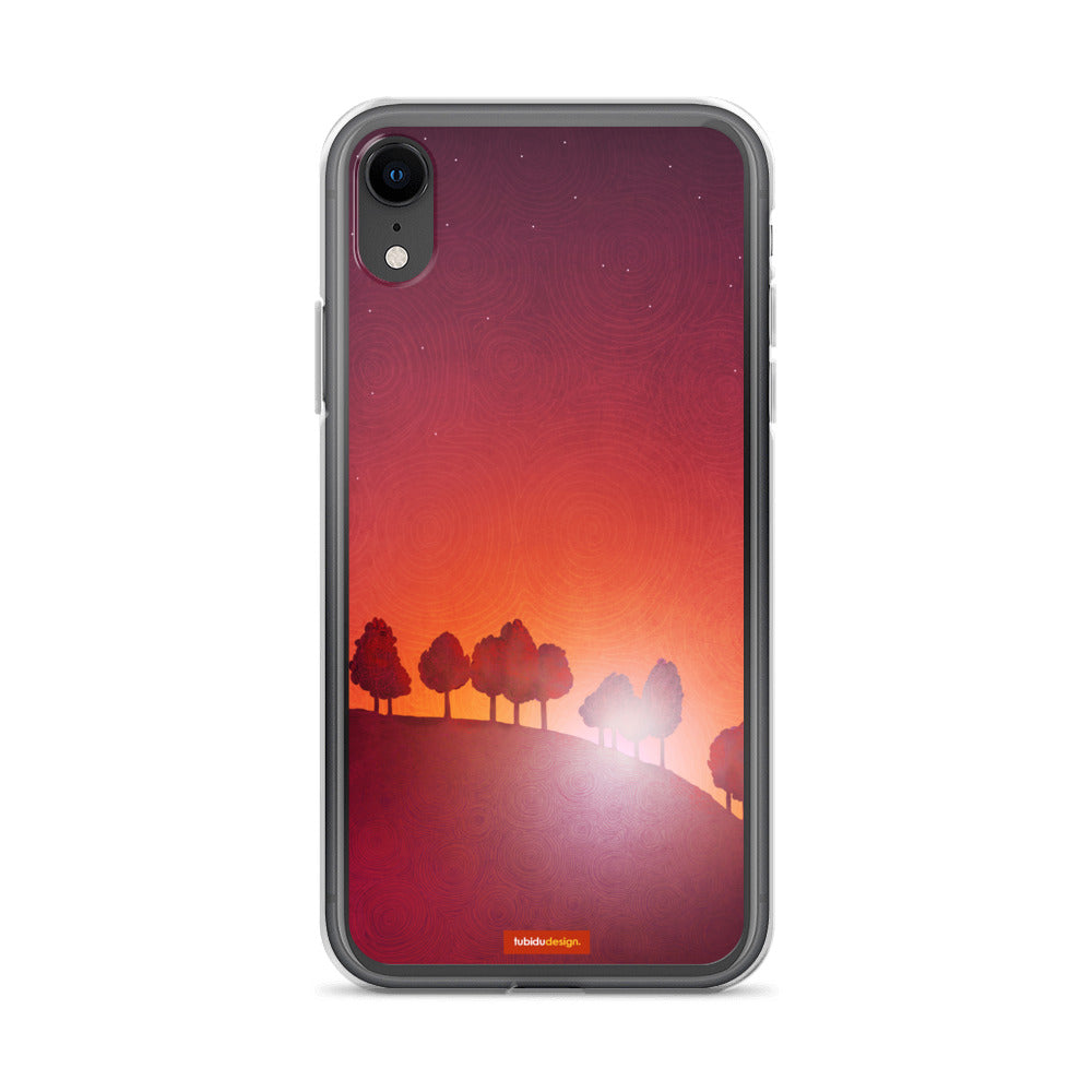 First streak of dawn (red) - Illustrated iPhone Case