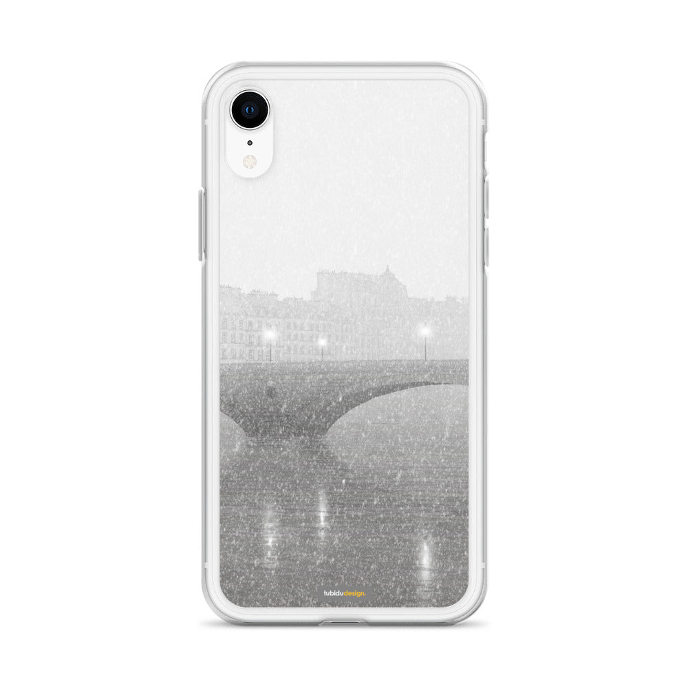 Ile Saint Louis (grey) - Illustrated iPhone Case