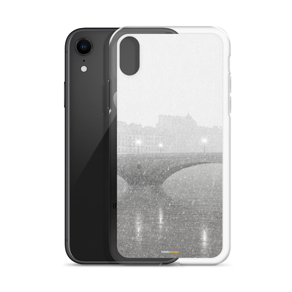 Ile Saint Louis (grey) - Illustrated iPhone Case