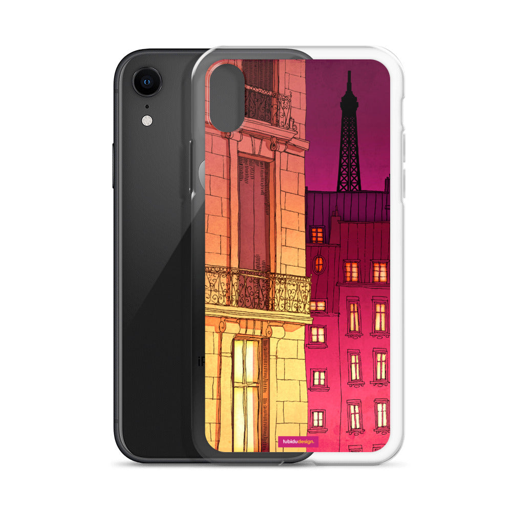 Paris windows - Illustrated iPhone Case