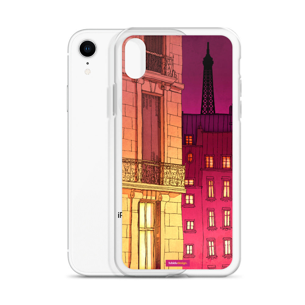 Paris windows - Illustrated iPhone Case