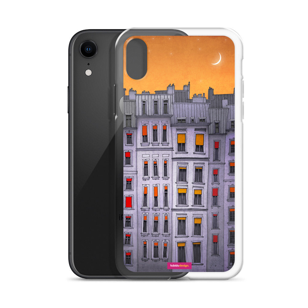 Sleepy houses - Illustrated iPhone Case