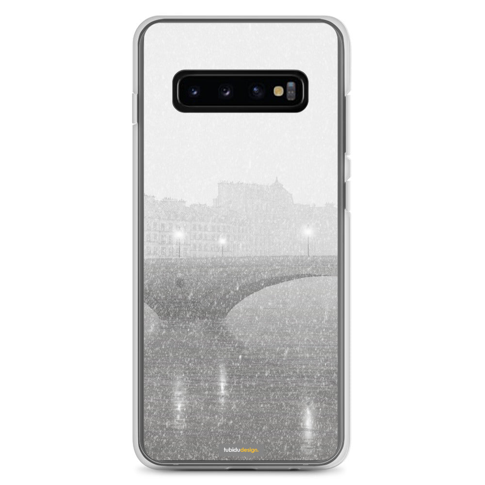 Ile Saint Louis (grey) - Illustrated Samsung Phone Case