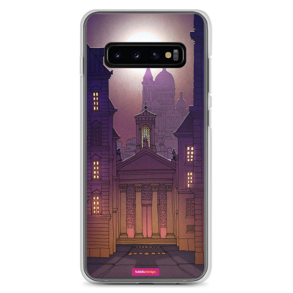 Sacre Coeur (deep purple) - Illustrated Samsung Phone Case