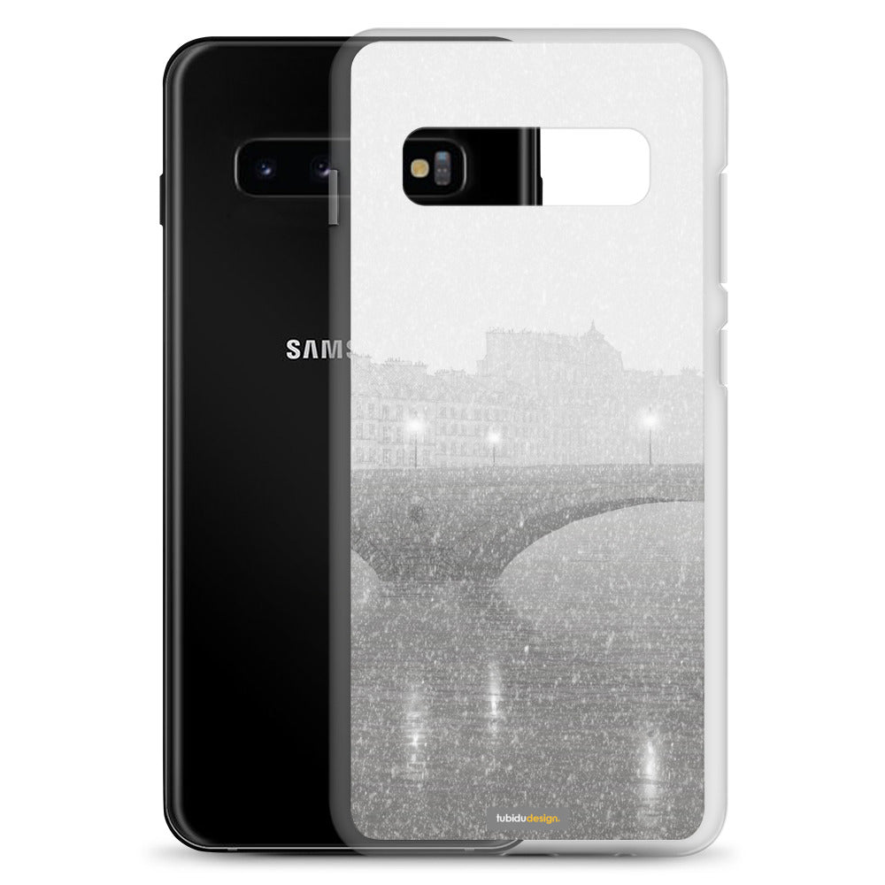 Ile Saint Louis (grey) - Illustrated Samsung Phone Case